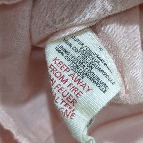 Mini Boden Pink Eyelet Blouse Shirt Top Spring Summer Girls Size 7 8 - Picture 5 of 5